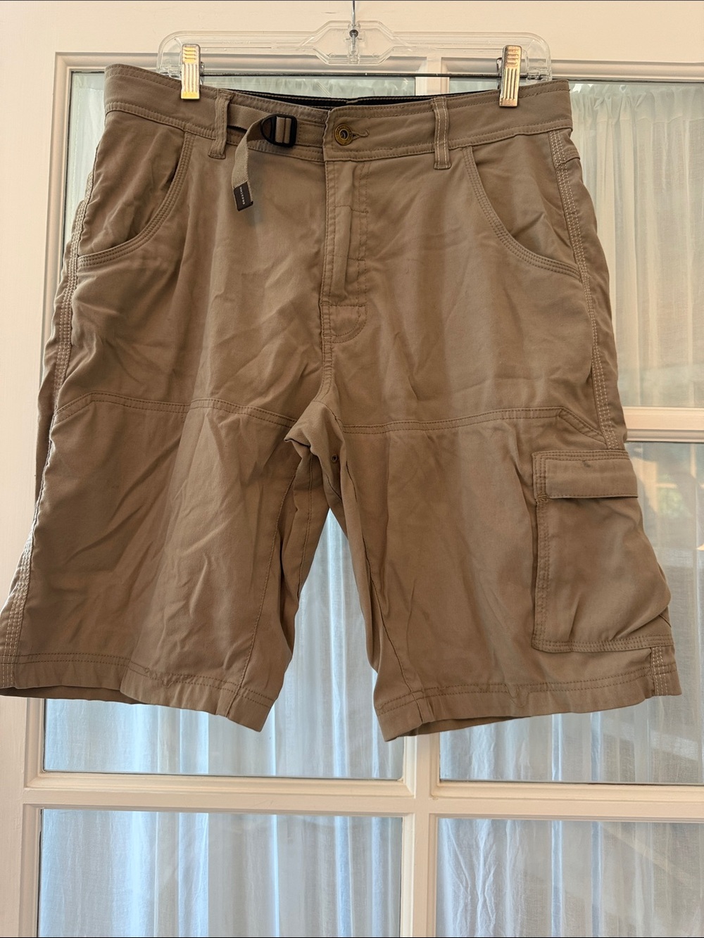Prana Men's Cargo Shorts in Brown-Tan